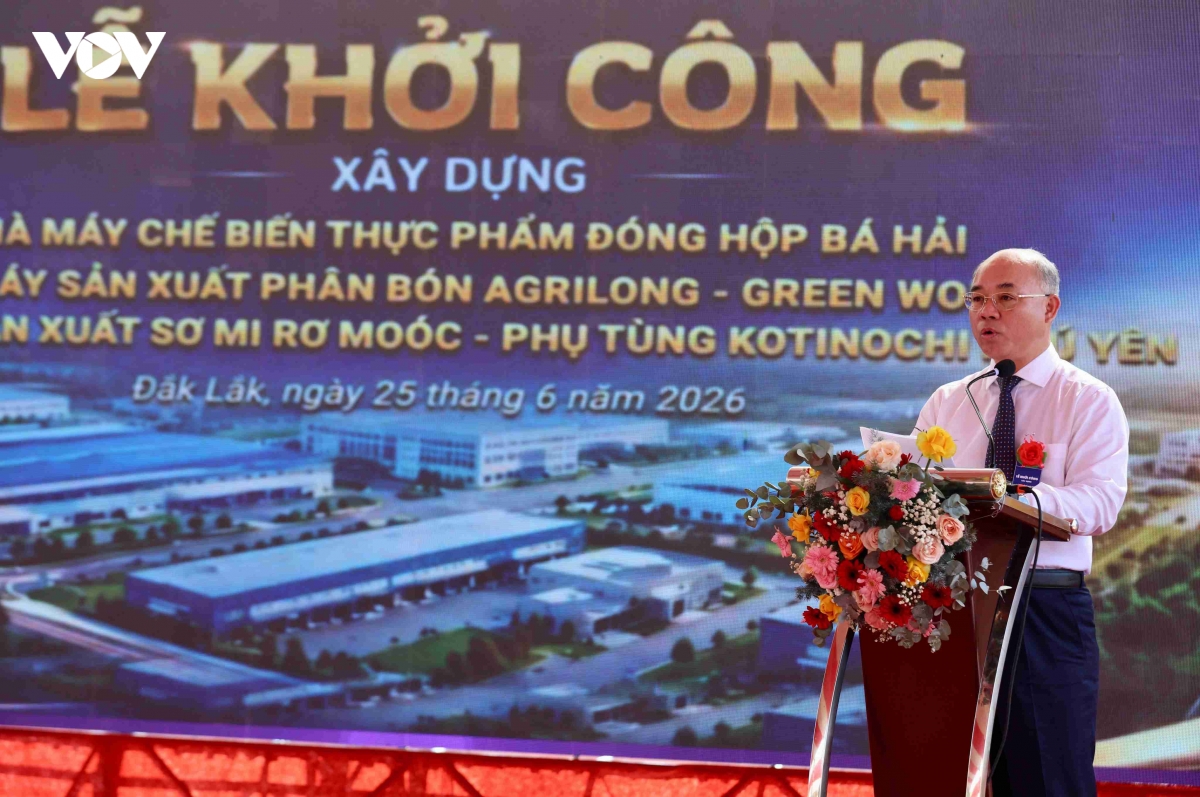 khoi cong 3 nha may 770 ty dong, gop phan tao dong luc tang truong cho Dak lak hinh anh 2