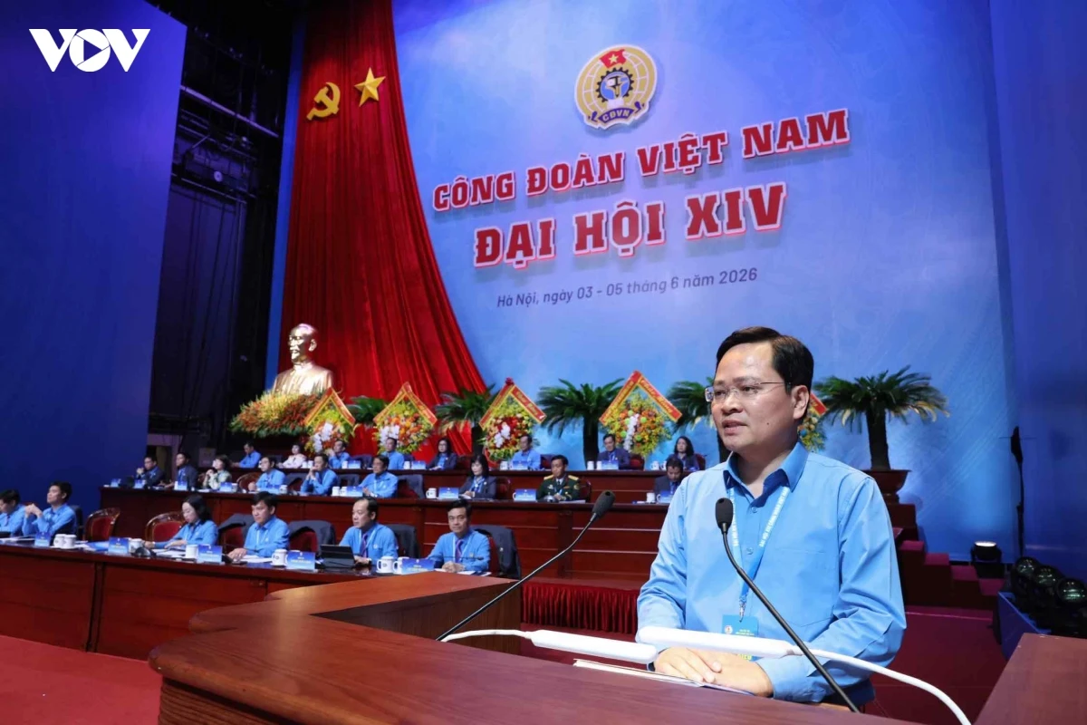 Dai hoi xiv cong doan viet nam se bau 135 uy vien ban chap hanh khoa moi hinh anh 1