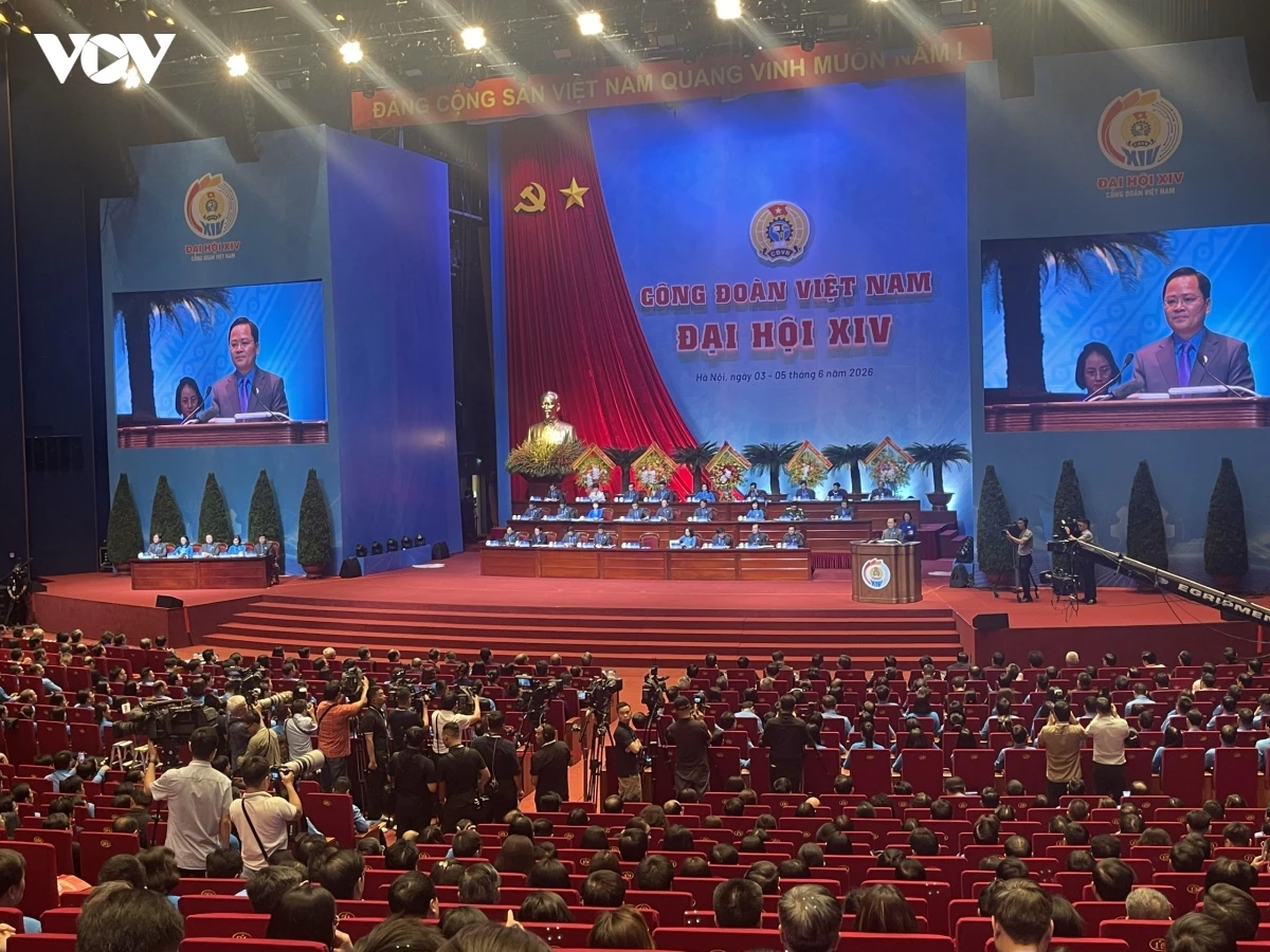 khai mac phien trong the Dai hoi xiv cong doan viet nam hinh anh 1