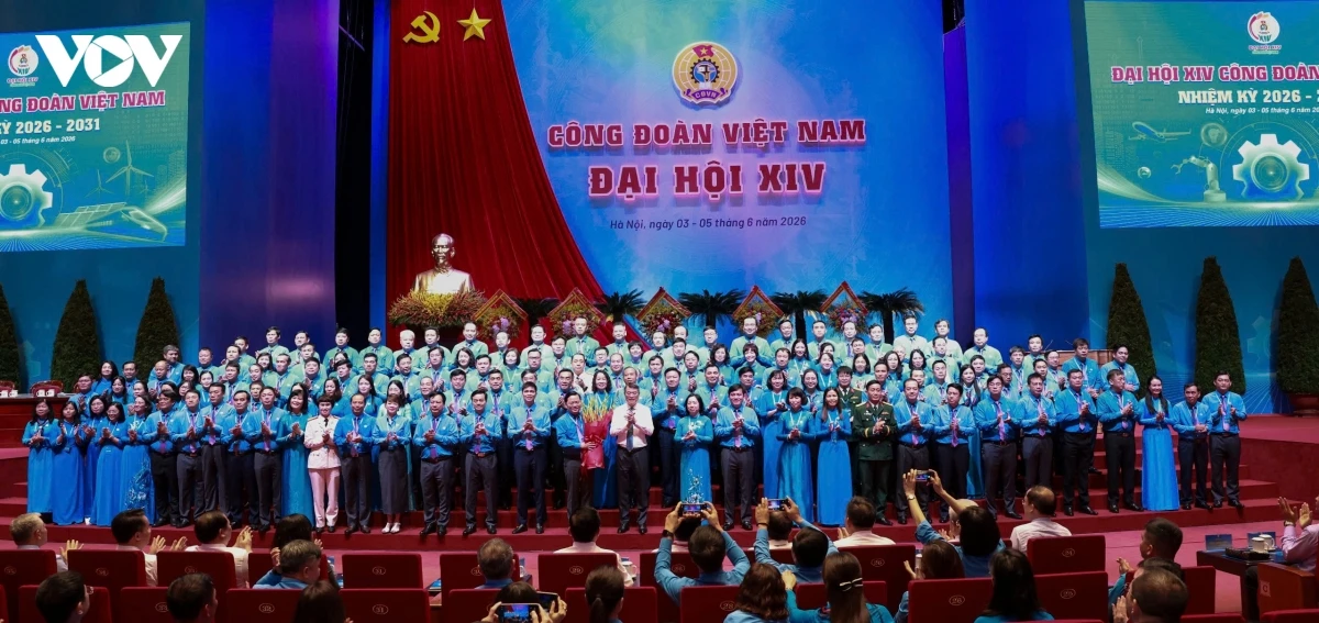 Dai hoi xiv cong doan viet nam thanh cong tot dep, tao da dot pha nhiem ky moi hinh anh 2