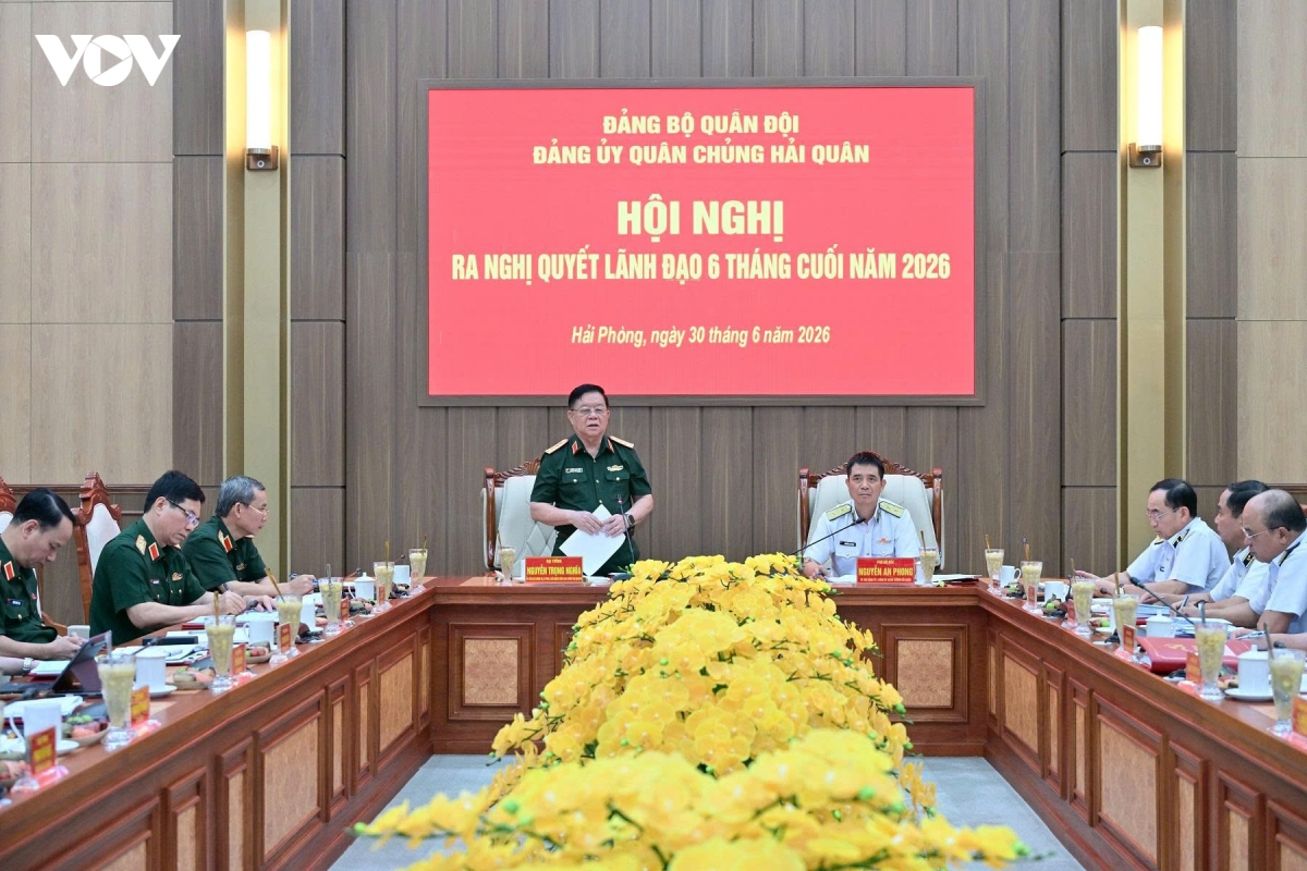Dai tuong nguyen trong nghia du hoi nghi Dang uy quan chung hai quan hinh anh 1