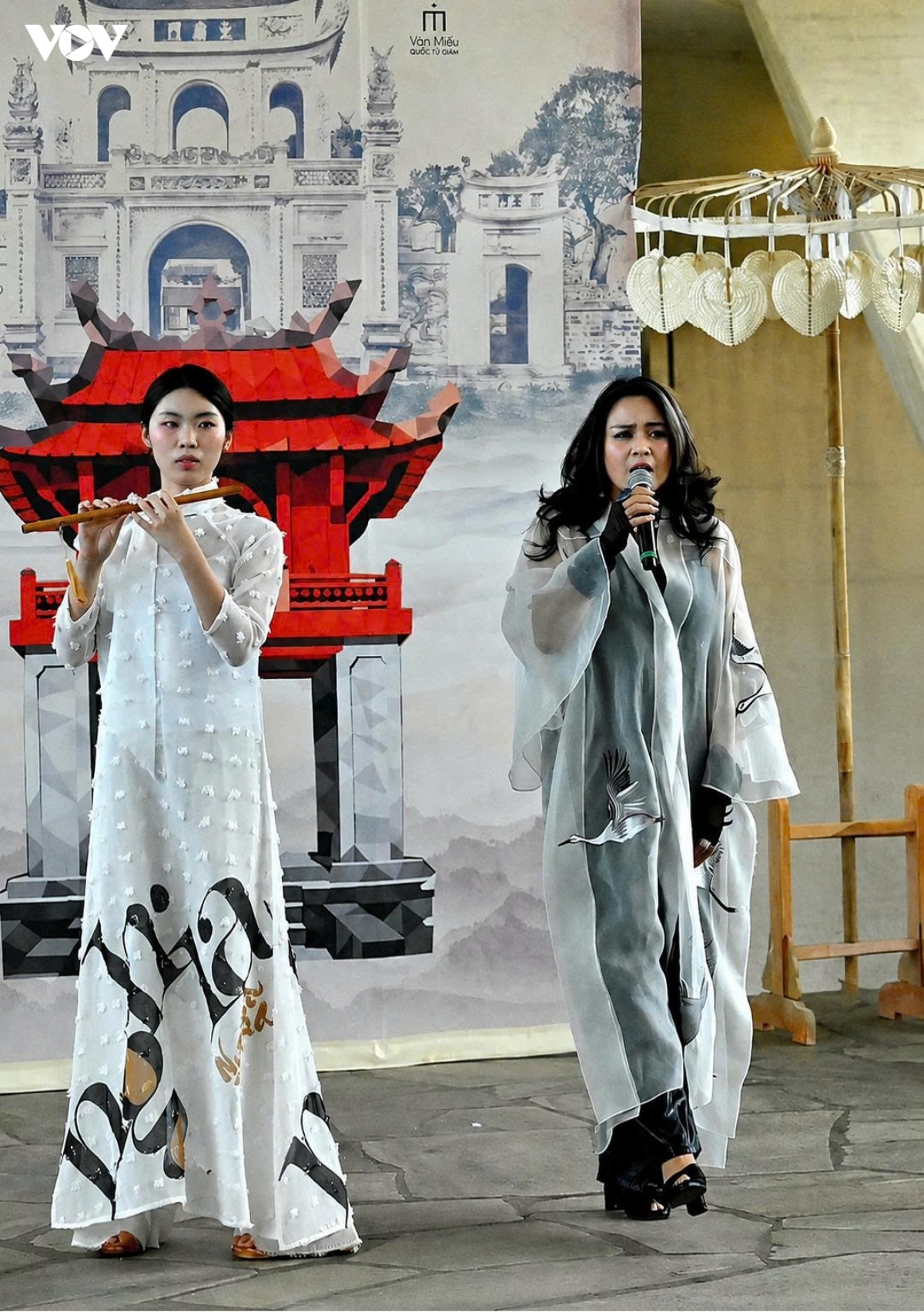 NSND Thanh Lam trình diễn trong chương trình “Đạo học” tại trụ sở UNESCO