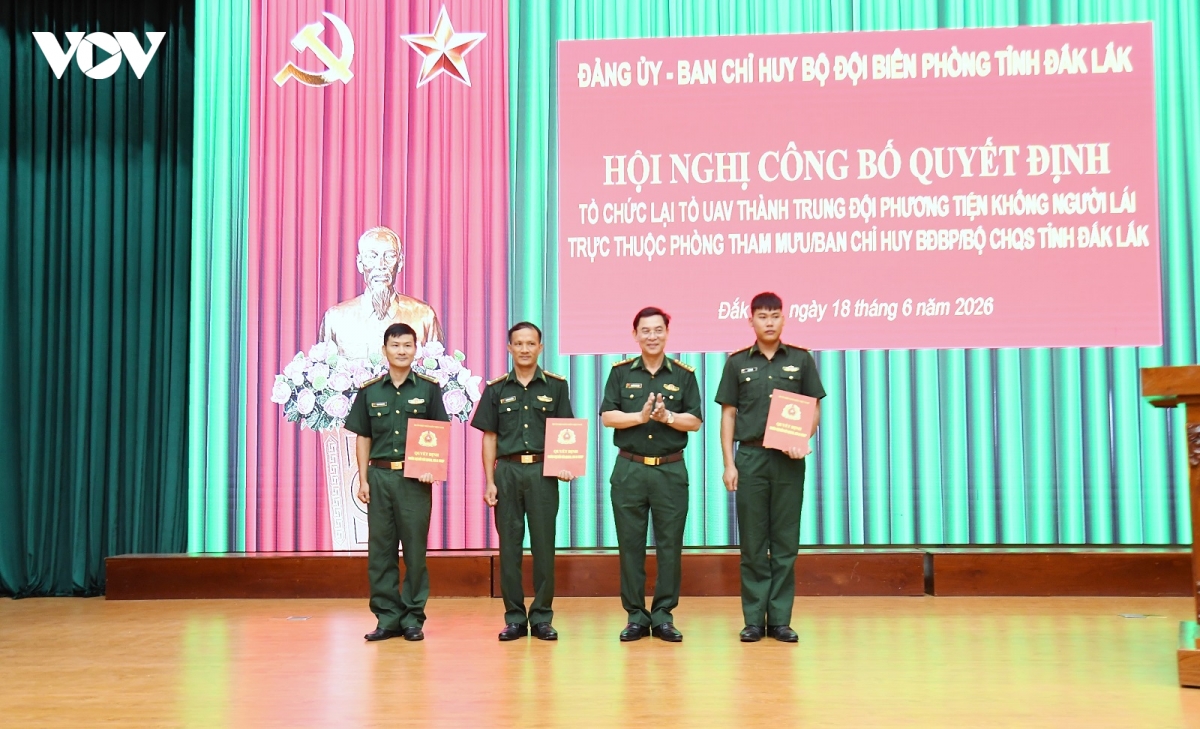 Đắk Lắk thành lập Trung đội phương tiện không người lái