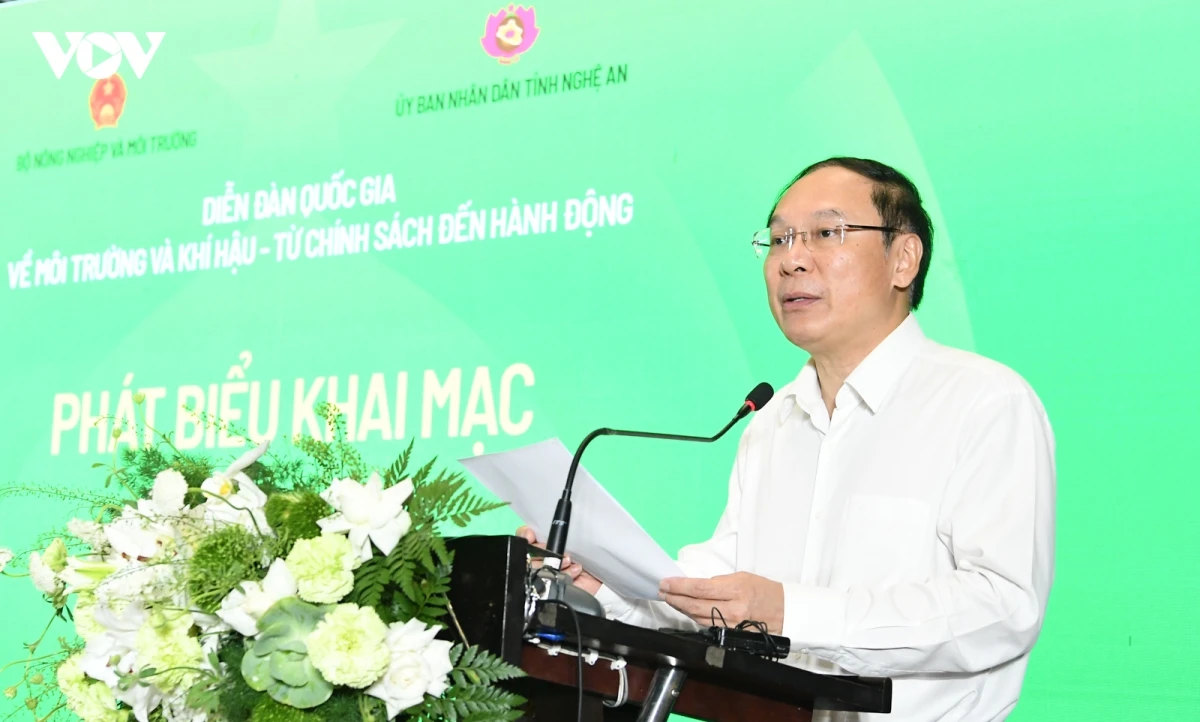 bao ve moi truong phai thuc chat, khong the dung o loi hua hay cam ket tren giay hinh anh 1