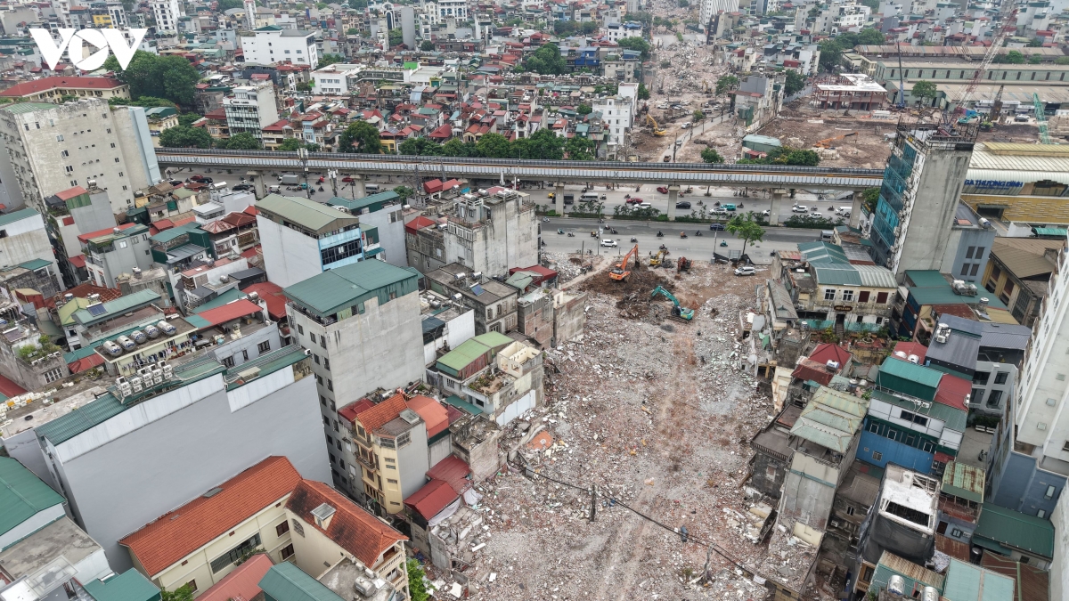 tien do giai phong mat bang va thi cong vanh dai 2,5 tai ha noi hien ra sao hinh anh 6