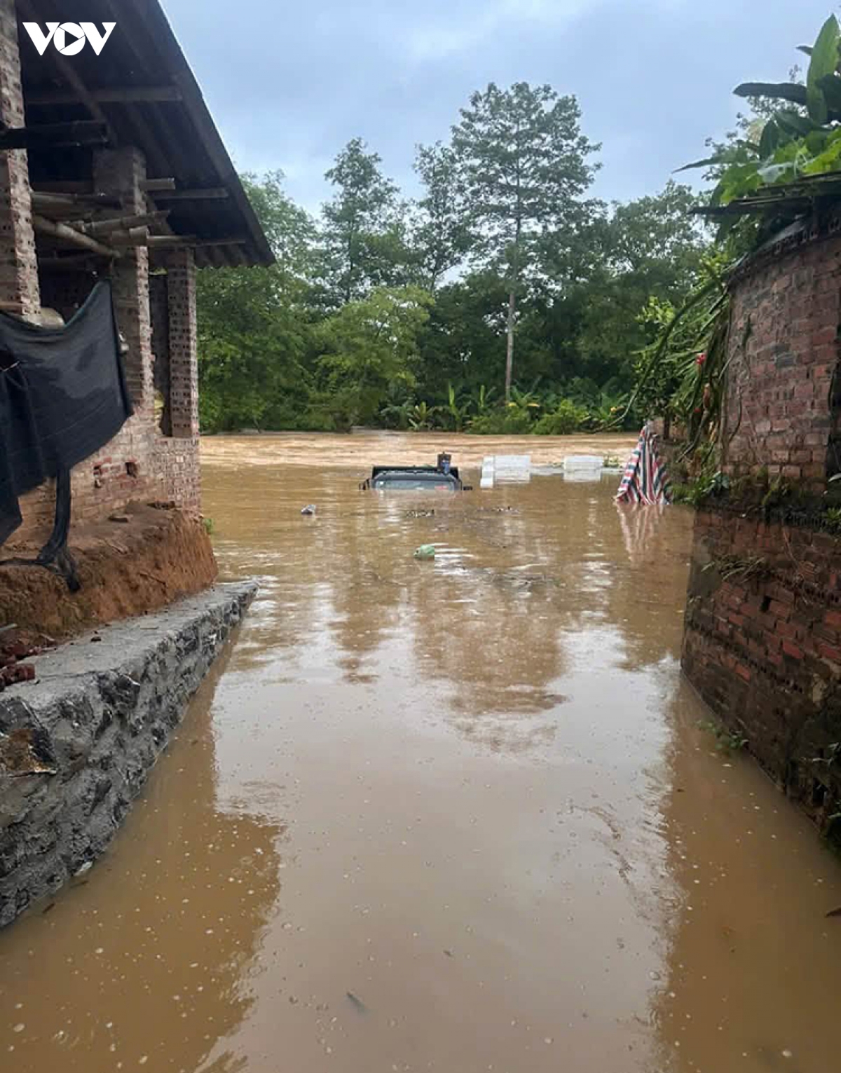 mua lon khien nhieu khu vuc o cao bang sat lo, ngap ung hinh anh 1
