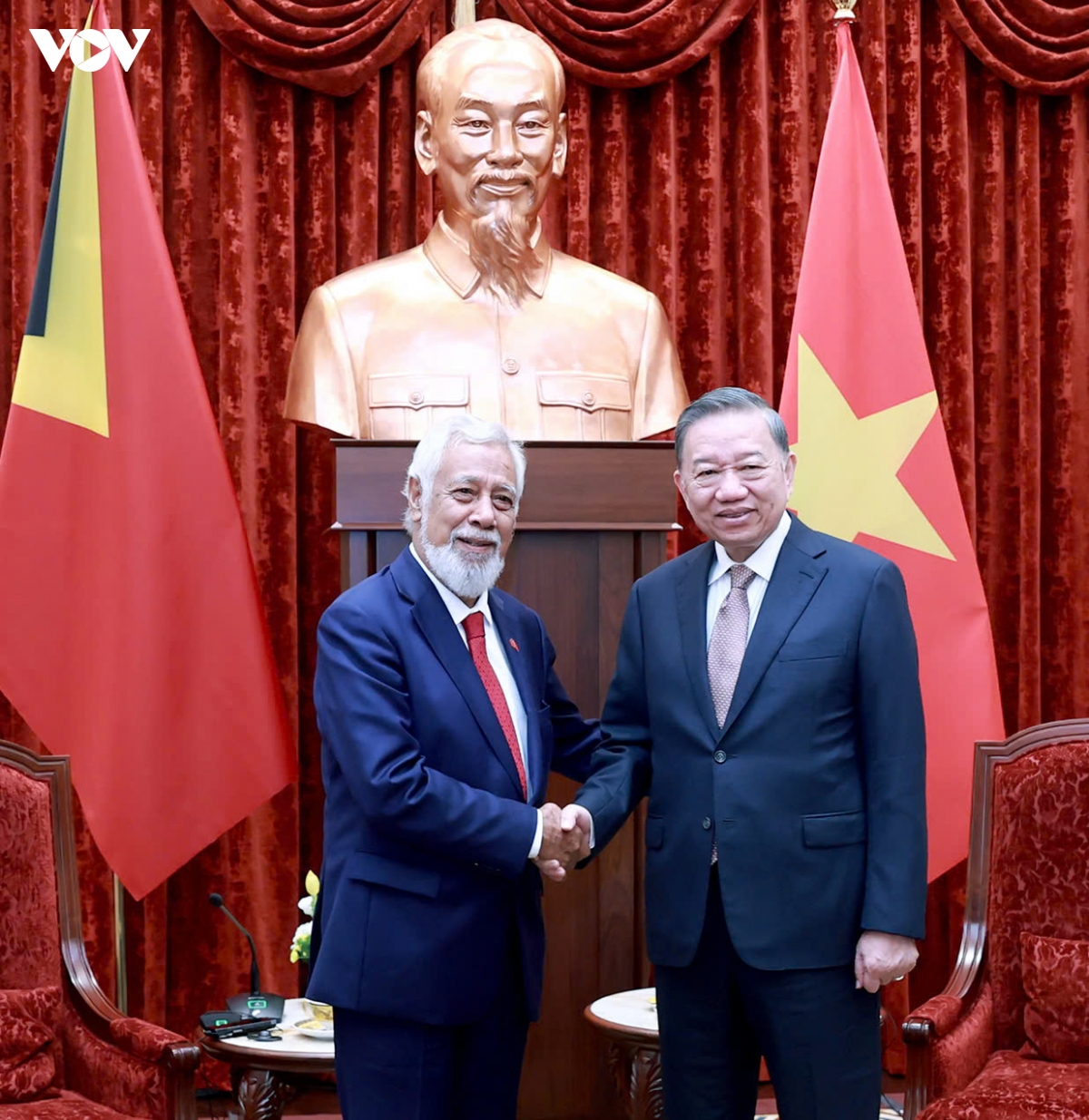 tong bi thu, chu tich nuoc to lam tiep thu tuong timor-leste hinh anh 2