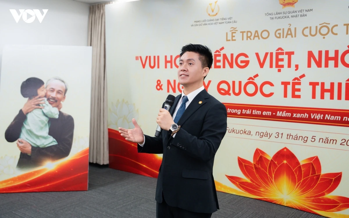 chuong trinh vui hoc tieng viet, nho on bac ho cho thieu nhi nguoi viet o nhat ban hinh anh 1
