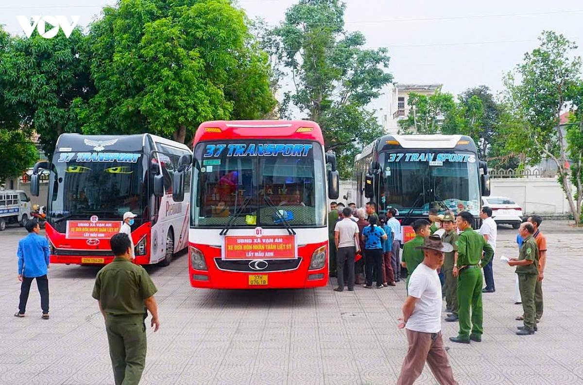 hanh trinh dua cac anh hung liet si tro ve voi ten tuoi va que huong tai nghe an hinh anh 2