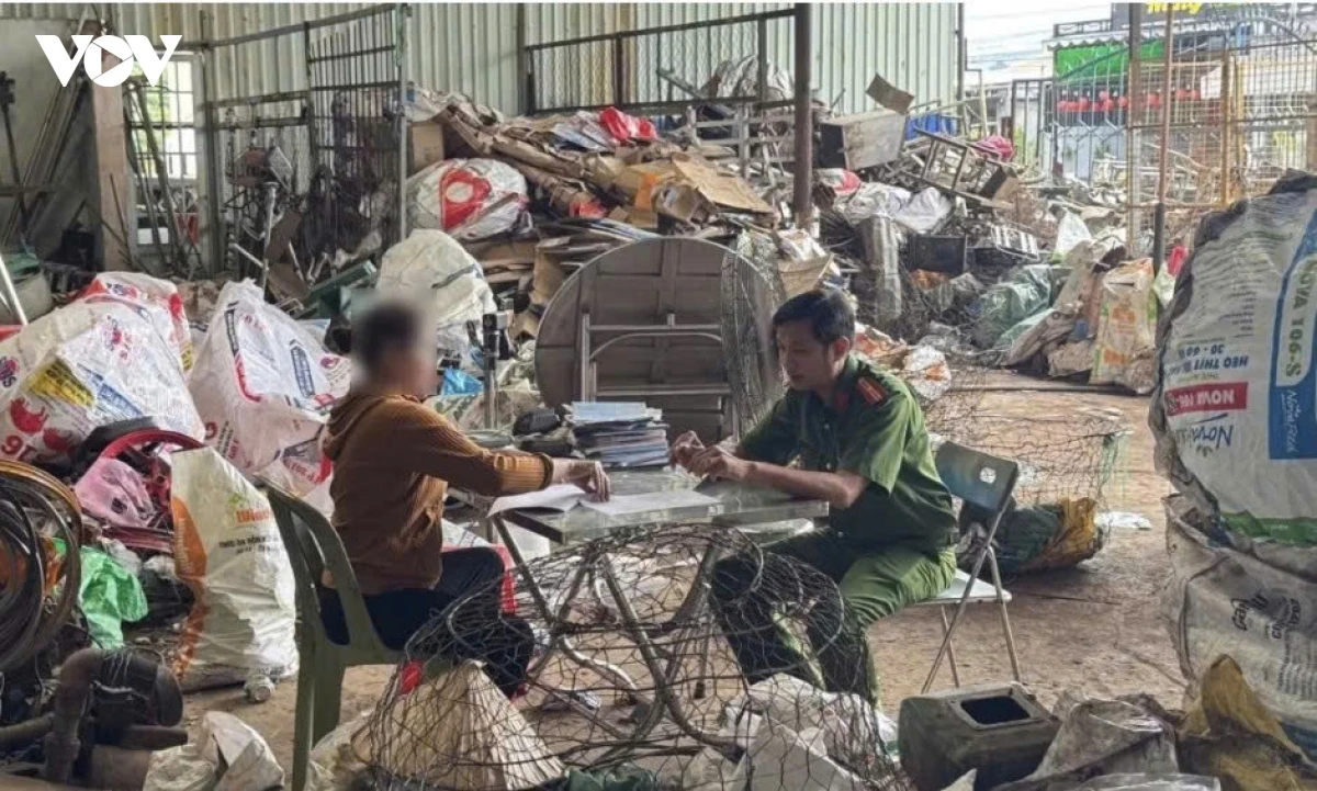 co so thu mua phe lieu o Dong nai bi phat vi vi pham quy dinh bao ve moi truong hinh anh 1