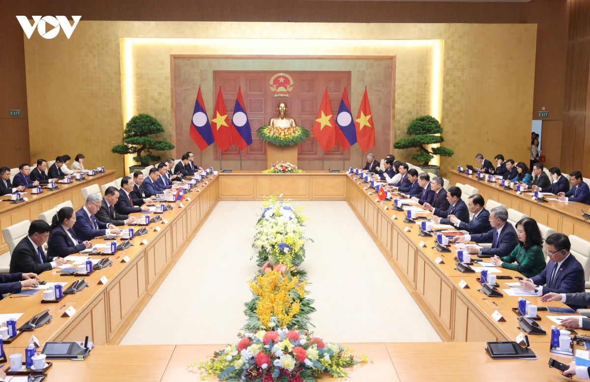 Anh thu tuong le minh hung chu tri le don chinh thuc thu tuong lao hinh anh 8