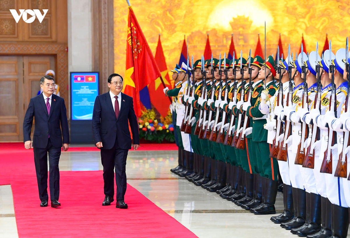 Anh thu tuong le minh hung chu tri le don chinh thuc thu tuong lao hinh anh 3