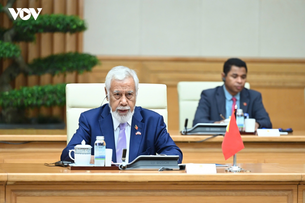 thu tuong chinh phu le minh hung hoi dam voi thu tuong timor-leste hinh anh 5
