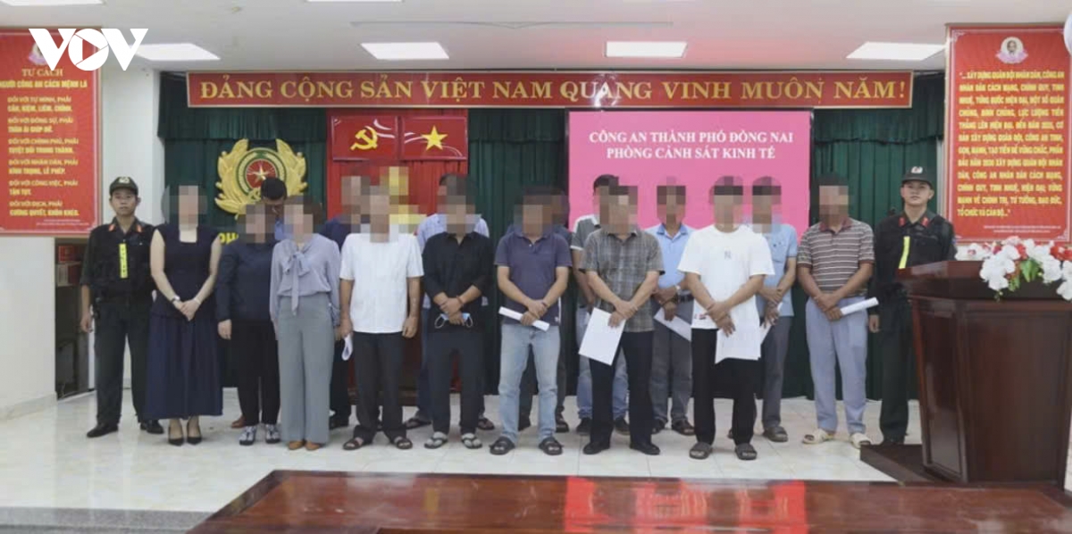 khoi to 38 bi can lien quan den ke khong hoa don o Dong nai hinh anh 1