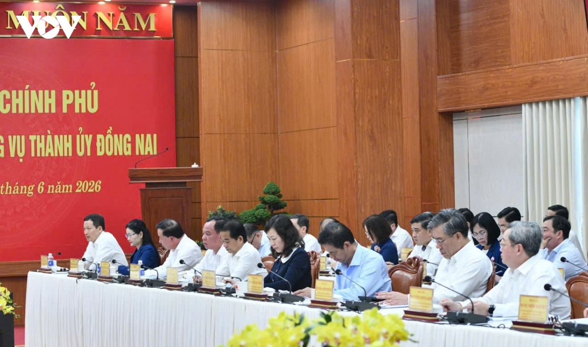 thu tuong le minh hung lam viec voi ban thuong vu thanh uy Dong nai hinh anh 5