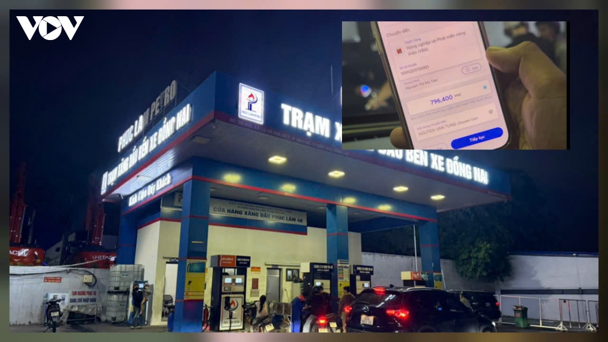 Dong nai can lam ro cay xang phuc lam petro thu tien qua tai khoan ca nhan hinh anh 1