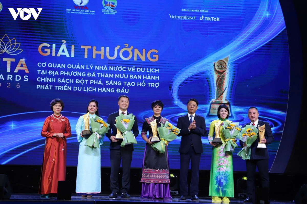 vita awards 2026 vinh danh 106 giai thuong, lan toa gia tri du lich viet nam hinh anh 2