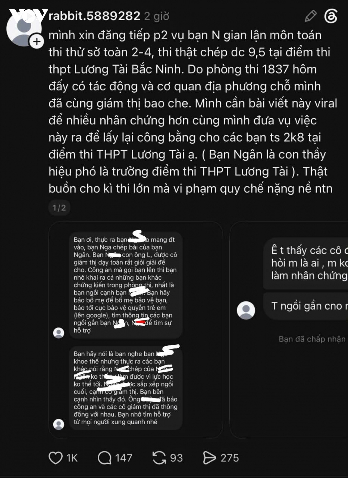 bac ninh xac minh phan anh thi sinh dat 9,5 diem mon toan tai luong tai hinh anh 2