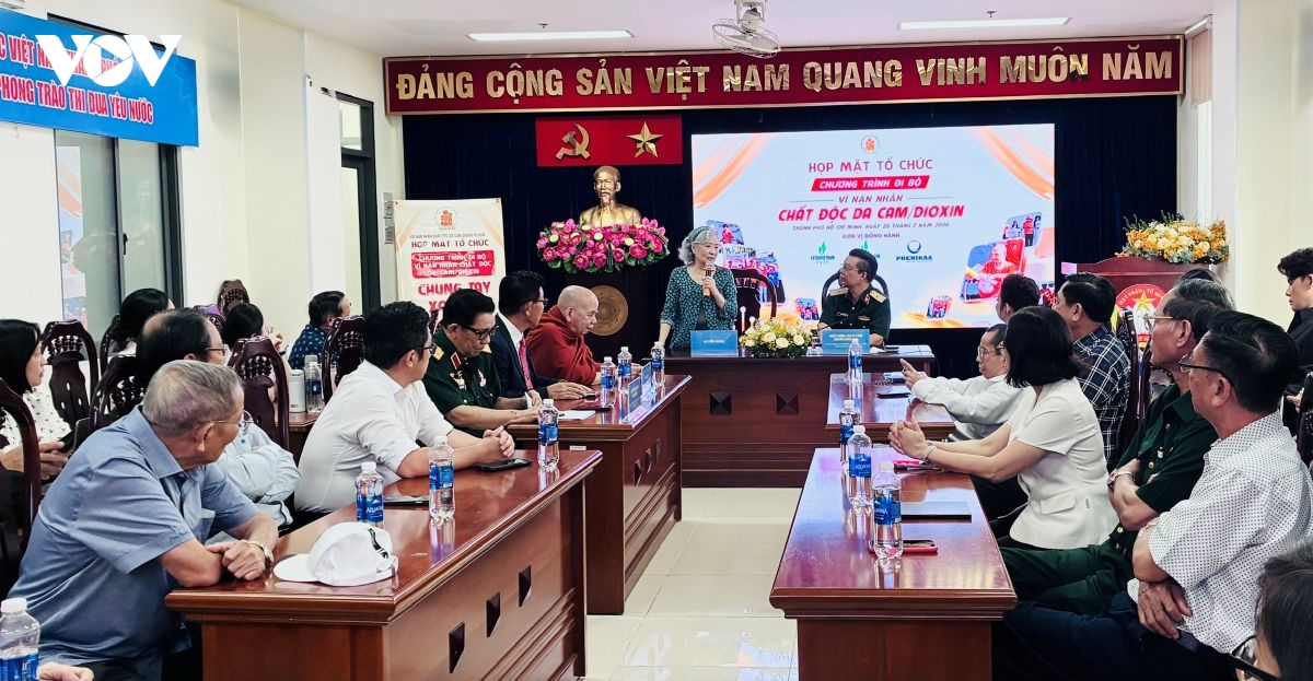 phat dong chuong trinh di bo cong dong vi nan nhan da cam tai tp.hcm hinh anh 1