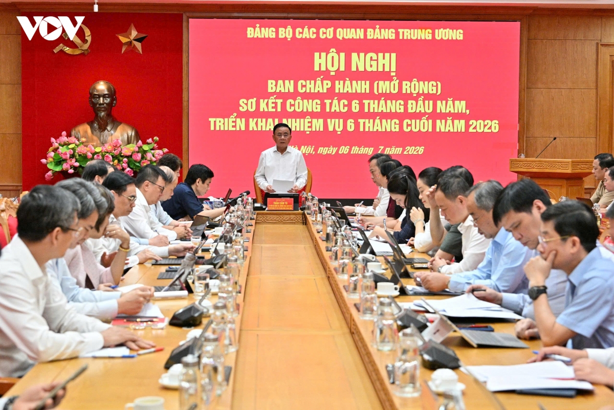 thuong truc ban bi thu chu tri hoi nghi Dang uy cac co quan Dang trung uong hinh anh 1