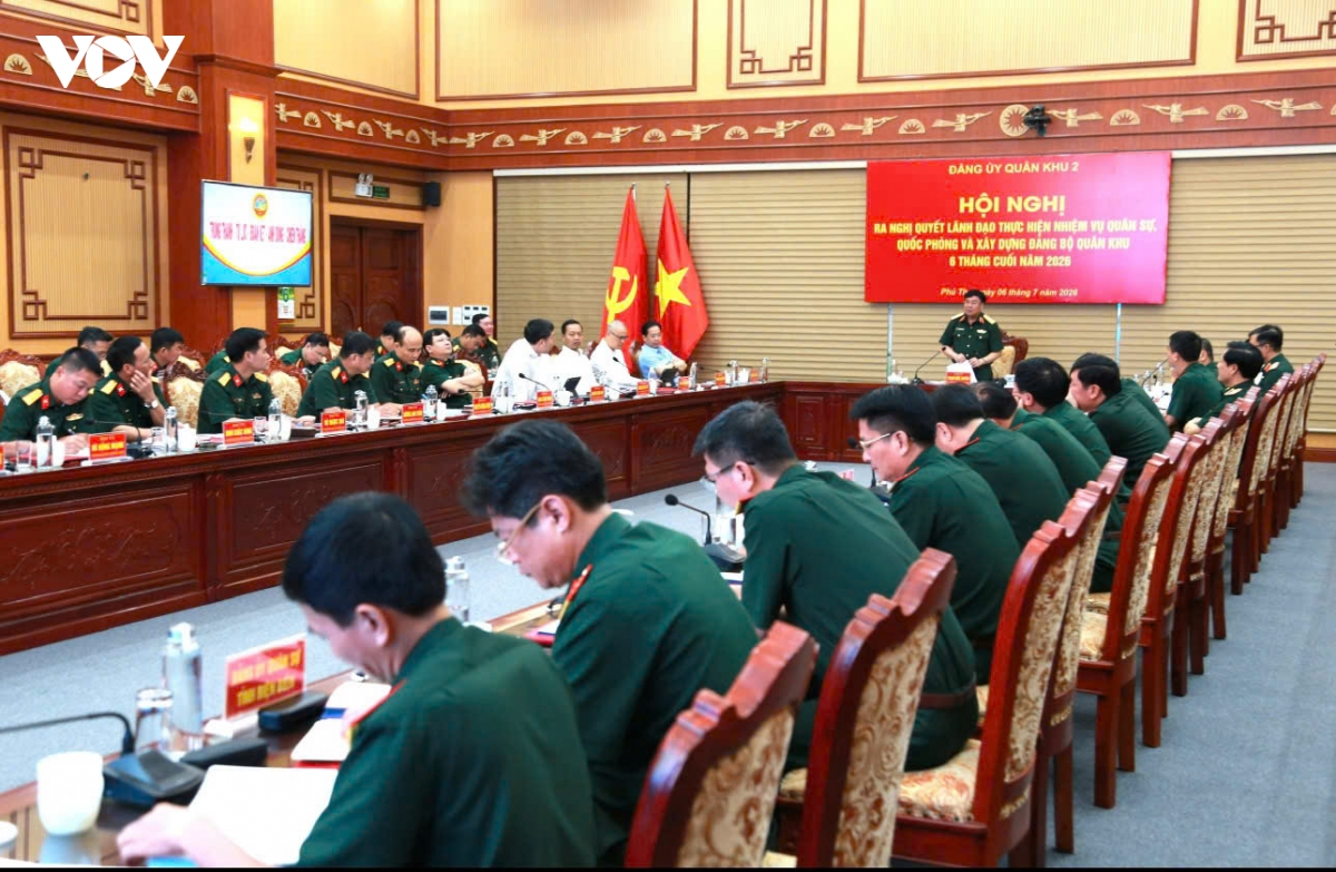 Dang uy quan khu 2 ra nghi quyet lanh dao thuc hien nhiem vu 6 thang cuoi nam hinh anh 1