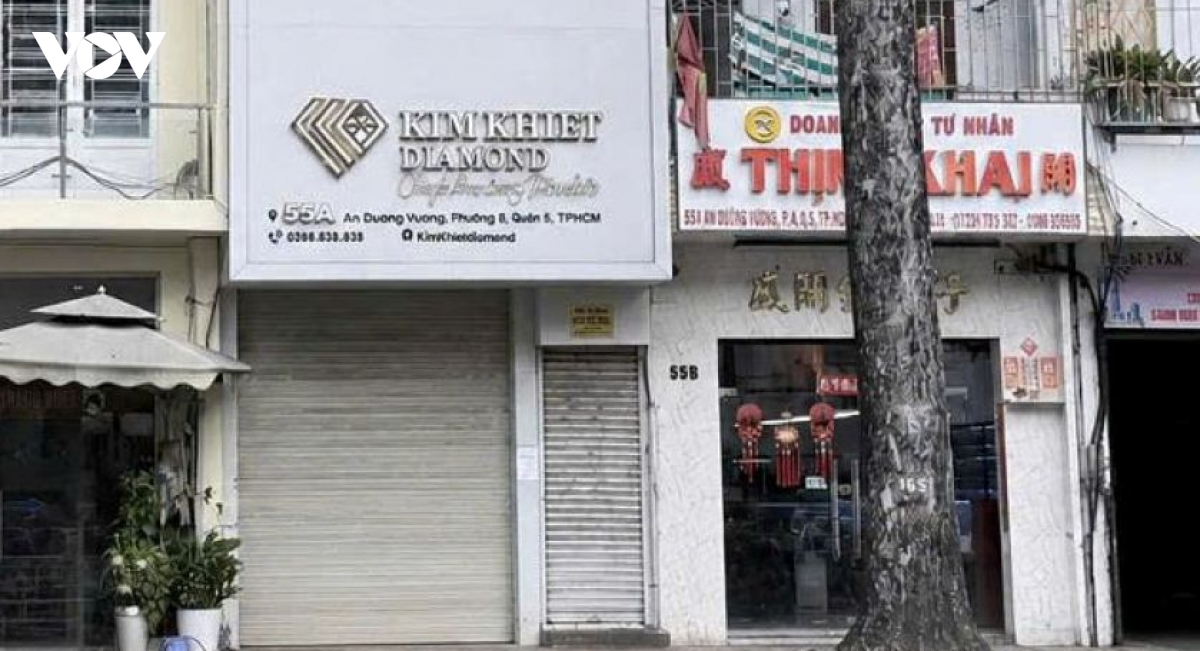 Vì sao nhiều cửa hàng kinh doanh vàng ở TP.HCM đóng cửa?