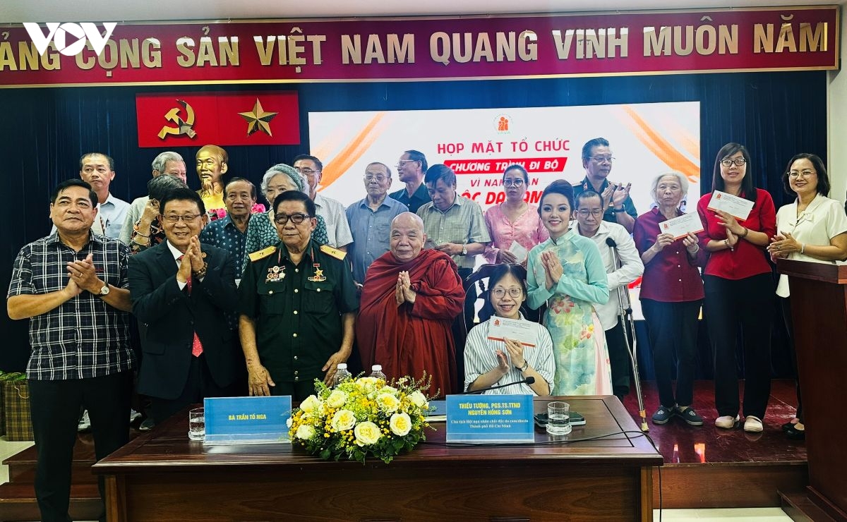 phat dong chuong trinh di bo cong dong vi nan nhan da cam tai tp.hcm hinh anh 2