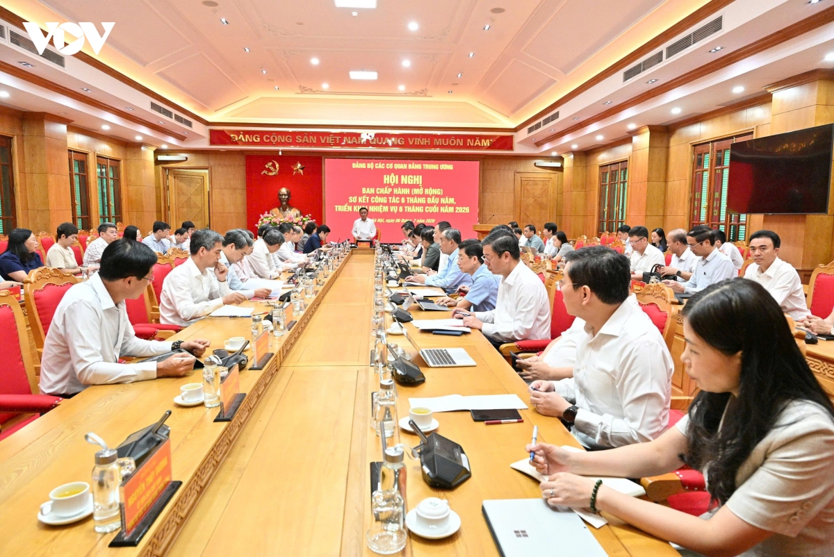 thuong truc ban bi thu chu tri hoi nghi Dang uy cac co quan Dang trung uong hinh anh 6