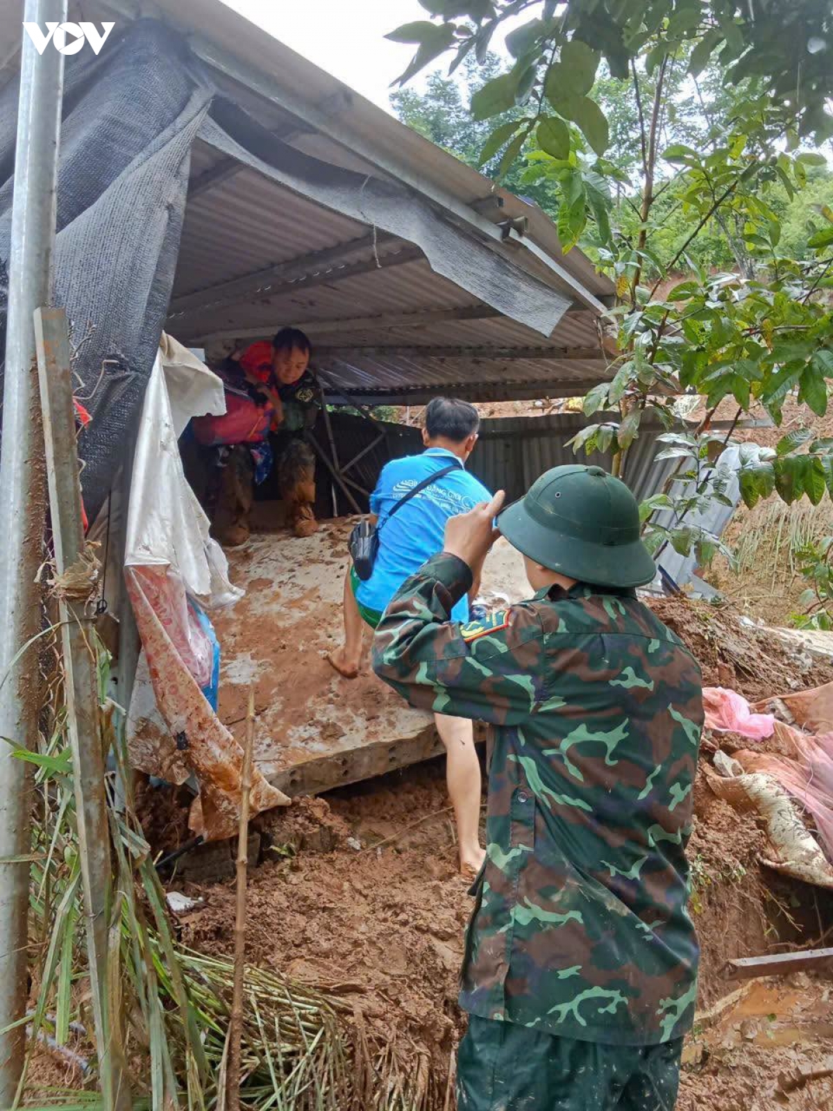 mua lu gay thiet hai gan 8 ty dong, tinh Dien bien khan truong khac phuc hau qua hinh anh 2