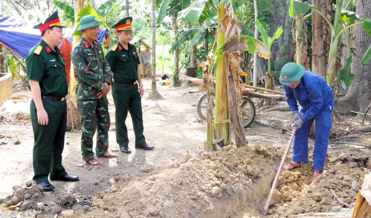tim thay hai cot liet si cung nhieu di vat trong ham chien dau o quang tri hinh anh 1