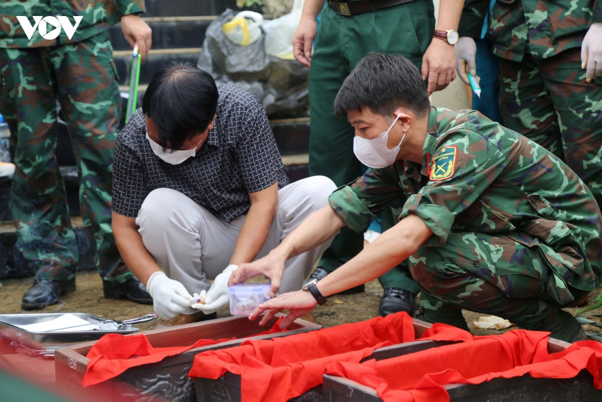 khai quat, quy tap 7 hai cot liet si chua xac dinh danh tinh tai lao cai hinh anh 4
