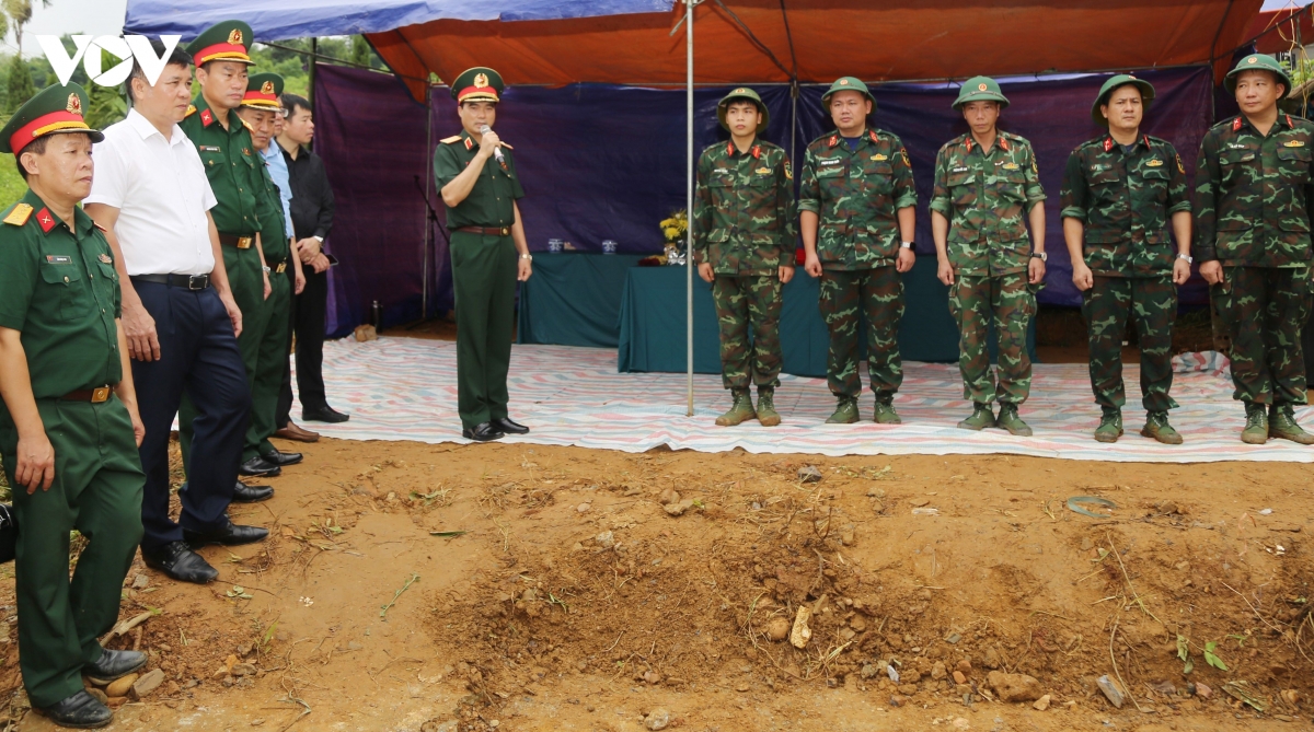 khai quat, quy tap 7 hai cot liet si chua xac dinh danh tinh tai lao cai hinh anh 1