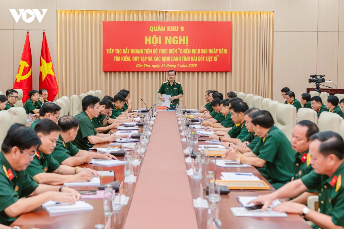 quan khu 9 ban giao hon 2.340 mau pham hai cot liet si du dieu kien giam dinh adn hinh anh 1