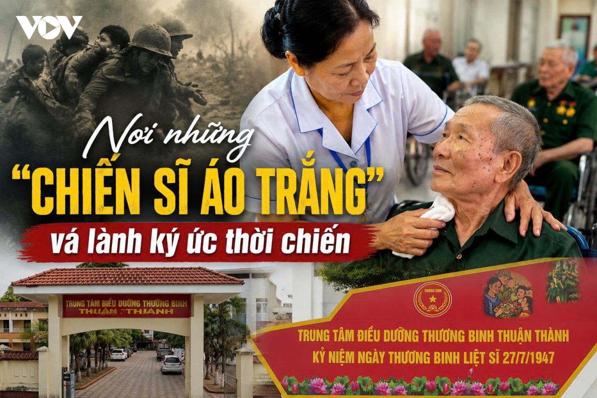 Nơi những “chiến sĩ áo trắng” vá lành ký ức thời chiến