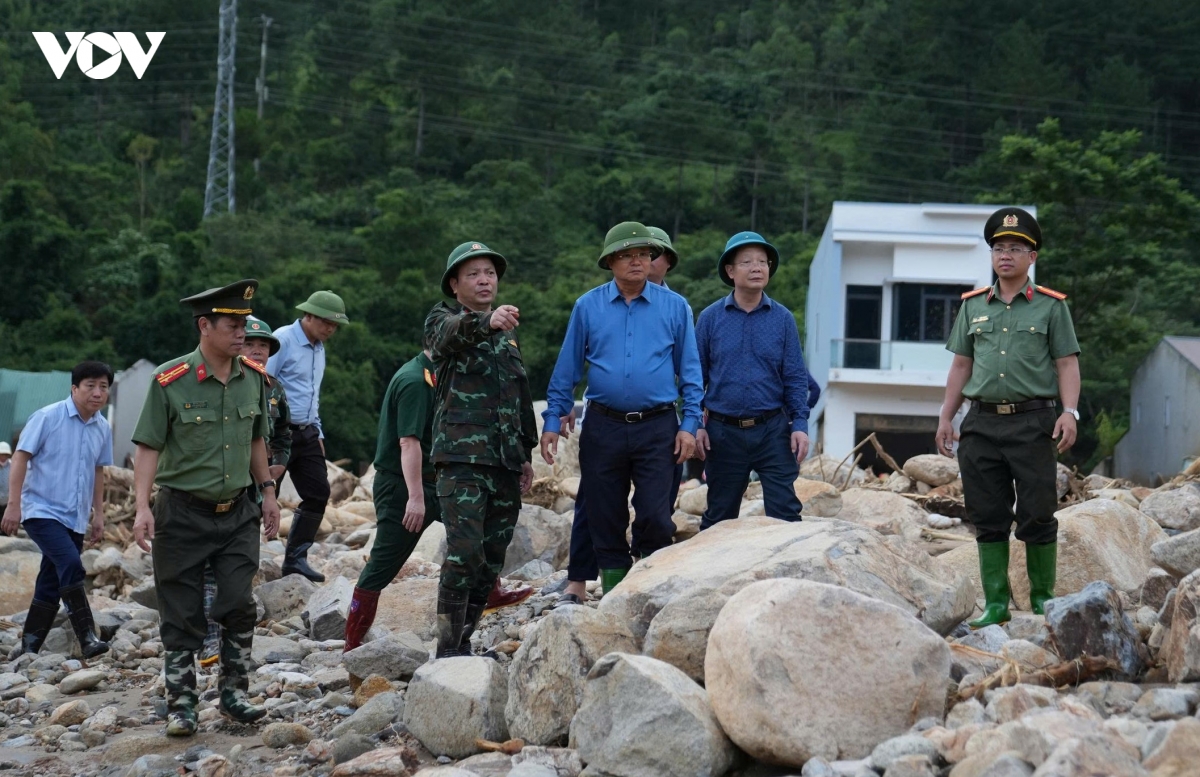 lai chau tap trung khac phuc hau qua mua lu, on dinh dan cu hinh anh 1