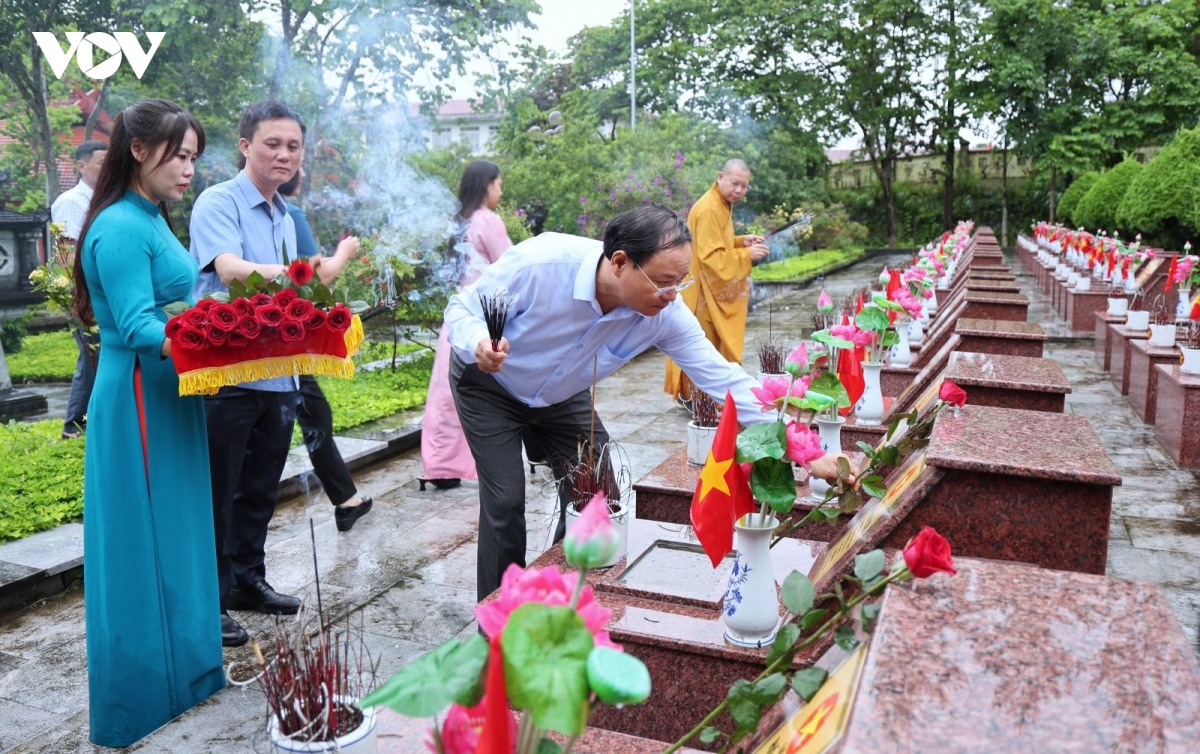 Lai Châu khánh thành công trình nâng cấp Nghĩa trang Liệt sĩ tỉnh
