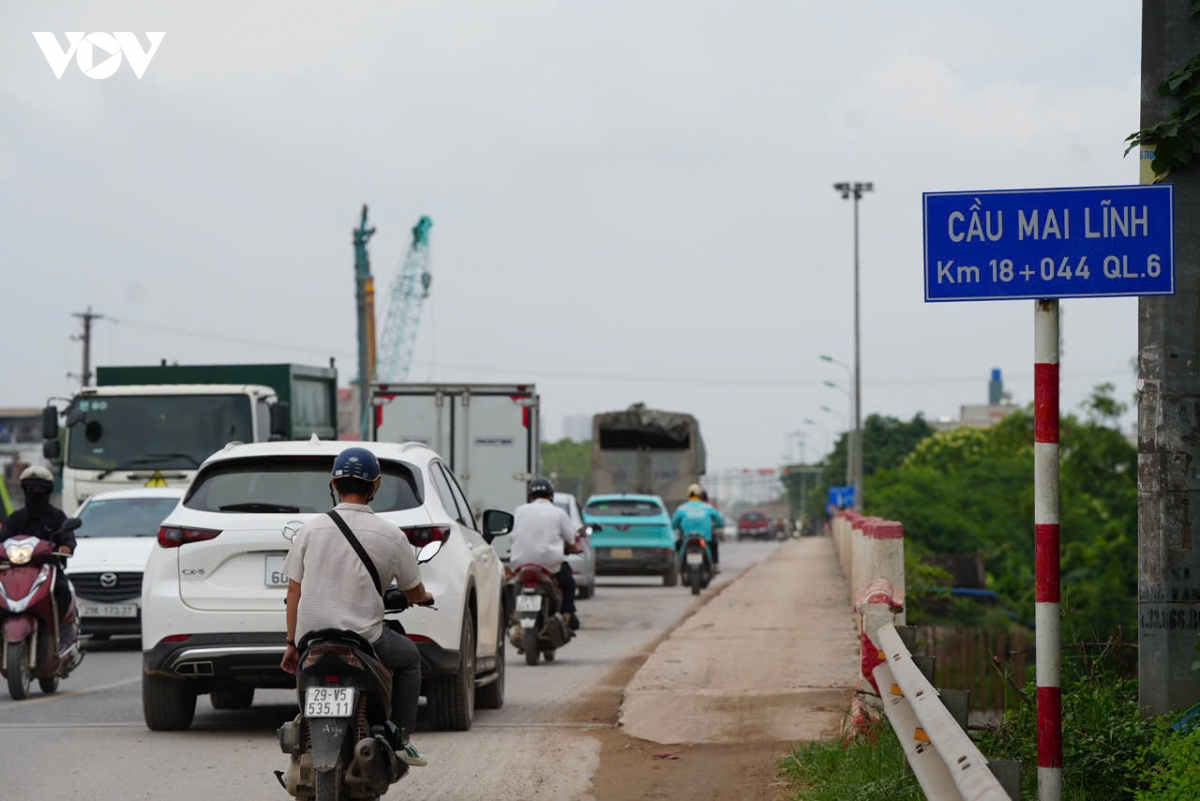 tien do cau mai linh tren quoc lo 6 tang toc xoa diem nghen cua ngo tay ha noi hinh anh 2