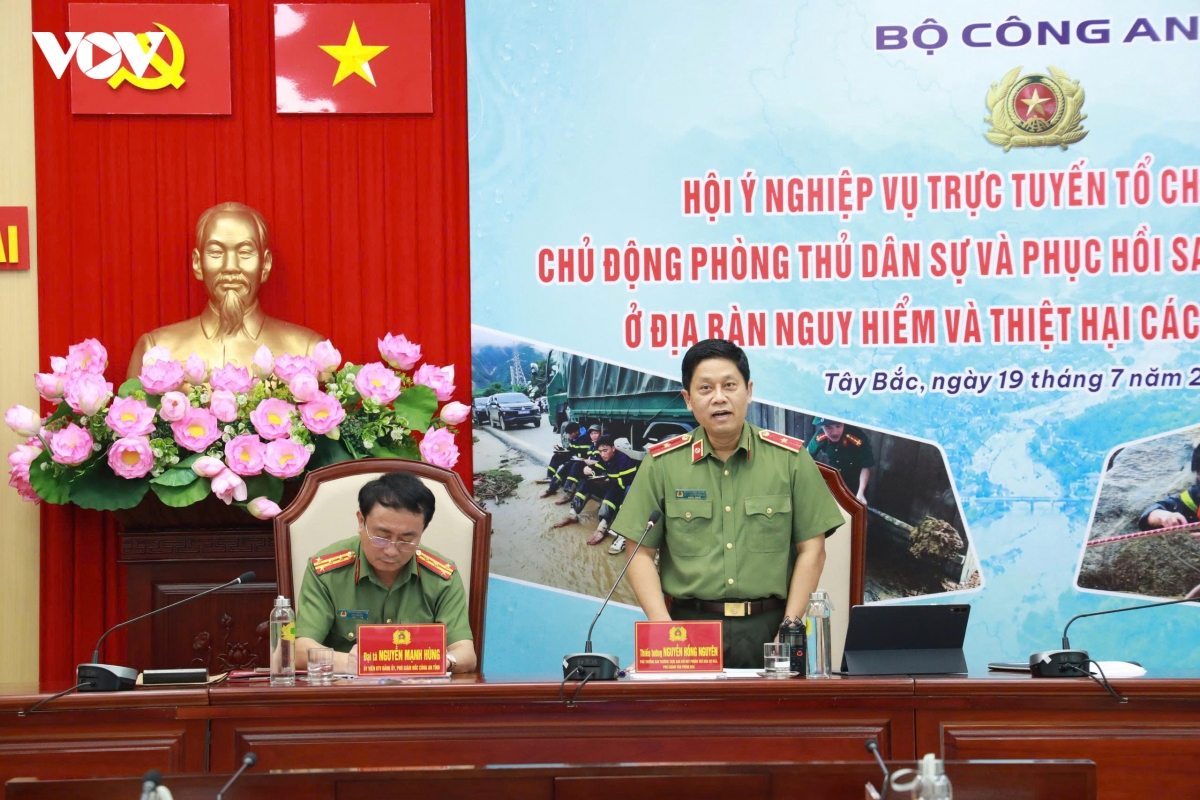 bo cong an chi dao chu dong phong thu dan su, khac phuc hau qua mua lu tai tay bac hinh anh 3