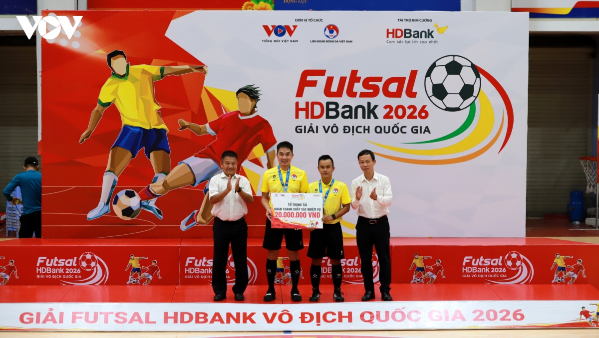 pho tong giam doc vov giai futsal hdbank vDqg 2026 da thanh cong tot dep hinh anh 12