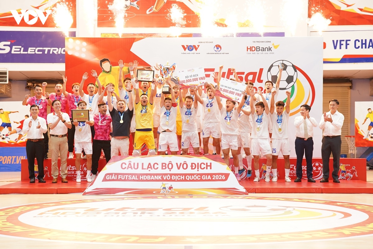 thai son bac vo dich giai futsal hdbank vDqg 2026 hinh anh 1