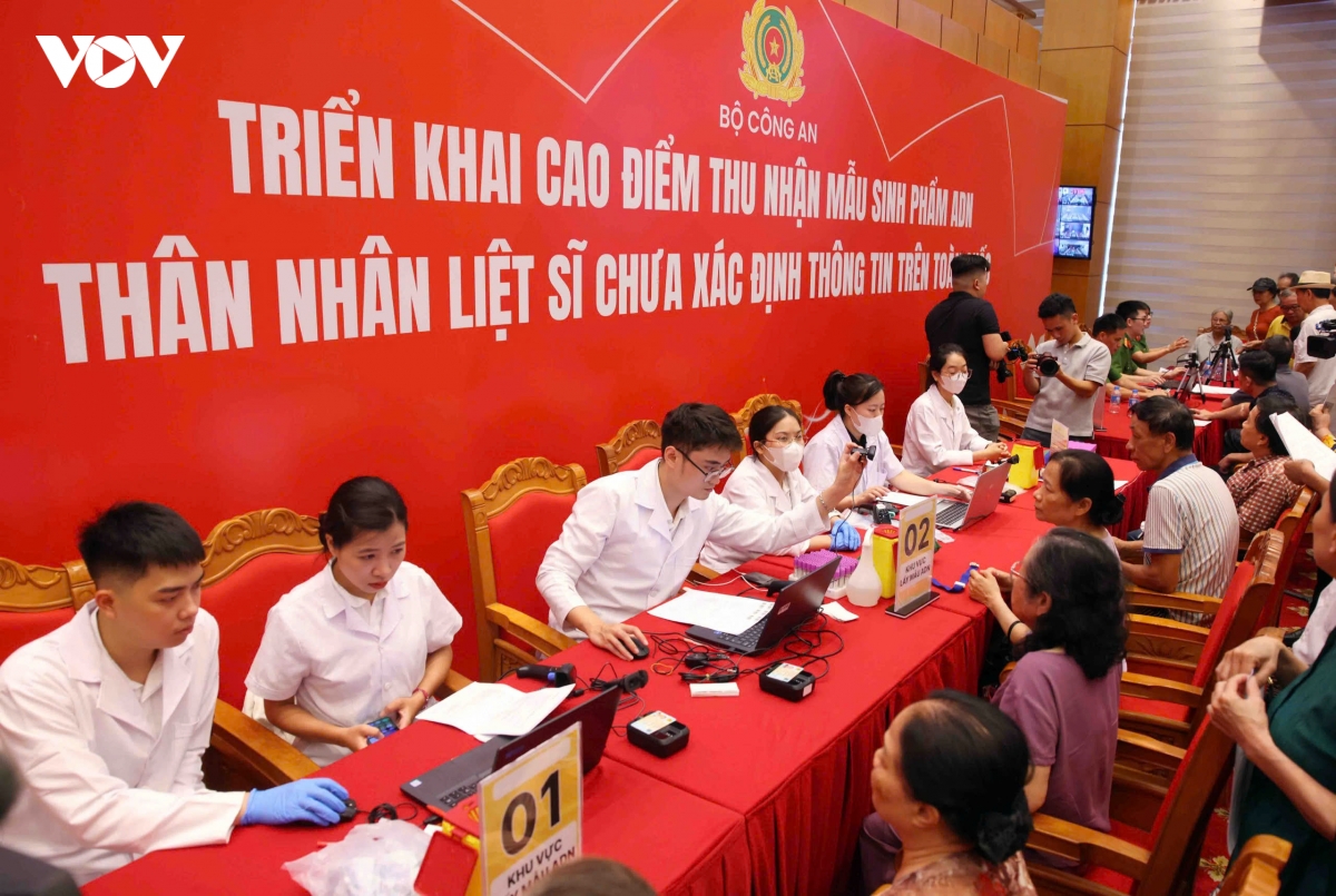 thu nhan mau adn than nhan liet si noi nhip dua cac anh tro ve hinh anh 1