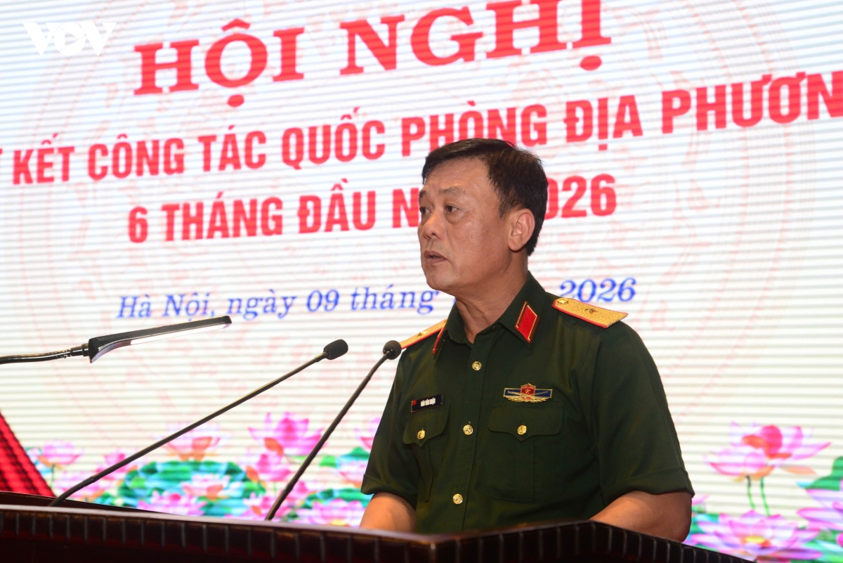 Hà Nội sơ kết công tác quốc phòng địa phương 6 tháng đầu năm 2026