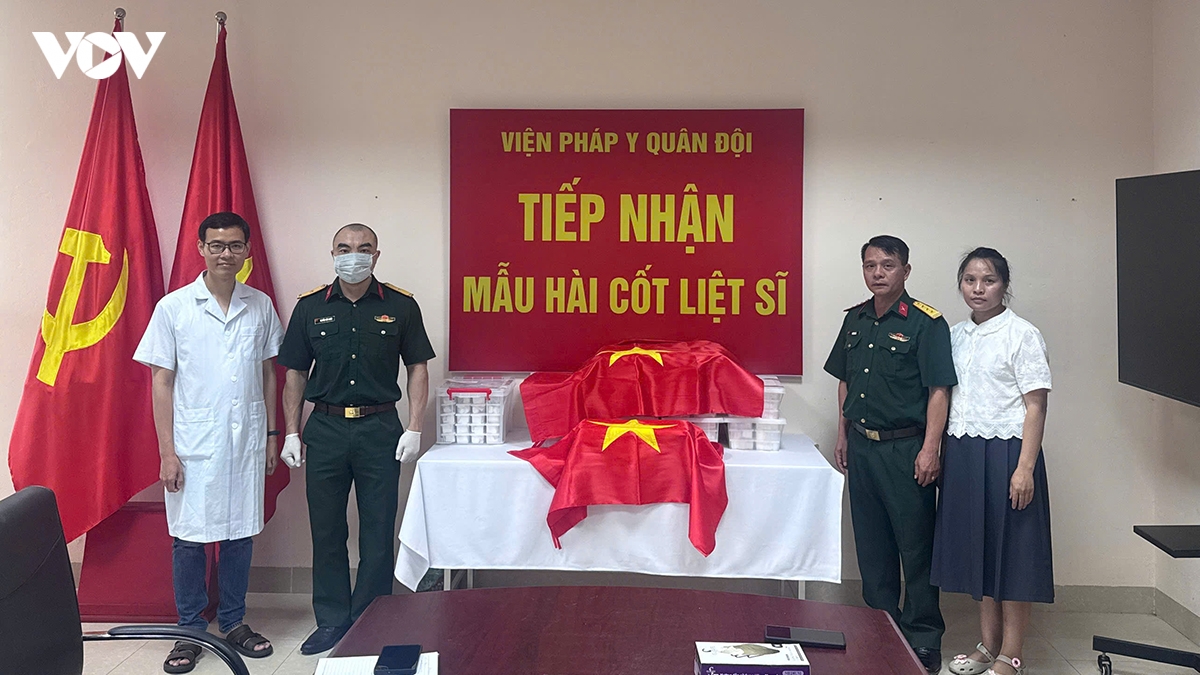 Điện Biên bàn giao 388 mẫu hài cốt liệt sĩ phục vụ giám định ADN