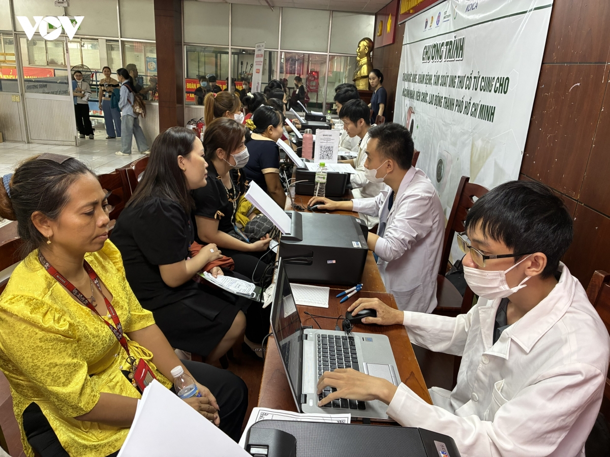 35.000 nu cong nhan o tp.hcm duoc tam soat suc khoe sinh san tai noi lam viec hinh anh 2