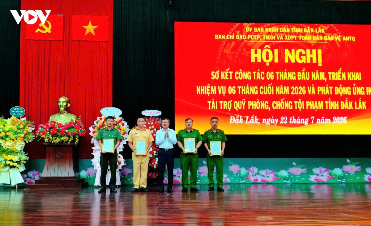 Đắk Lắk quyết tâm trấn áp các loại tội phạm, bảo đảm bình yên địa bàn