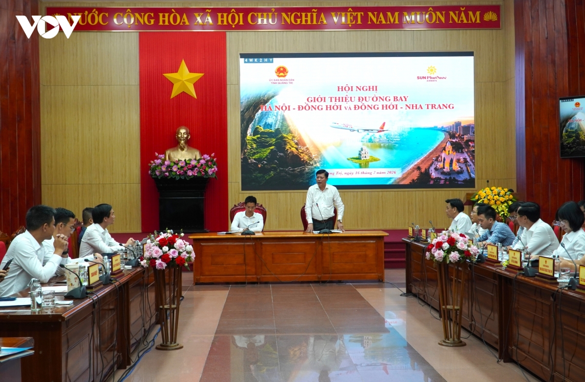 quang tri co them duong bay moi ket noi ha noi va khanh hoa hinh anh 1