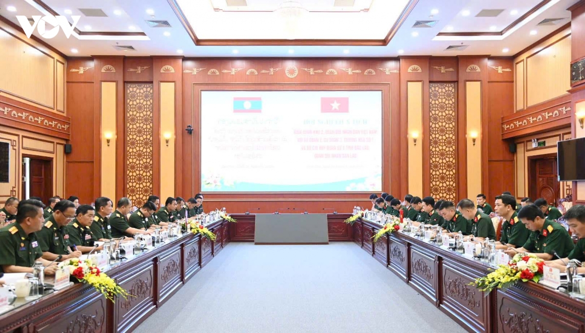 hoi nghi lien tich giua quan khu 2 voi cac don vi thuoc qDnd cac tinh bac lao hinh anh 2