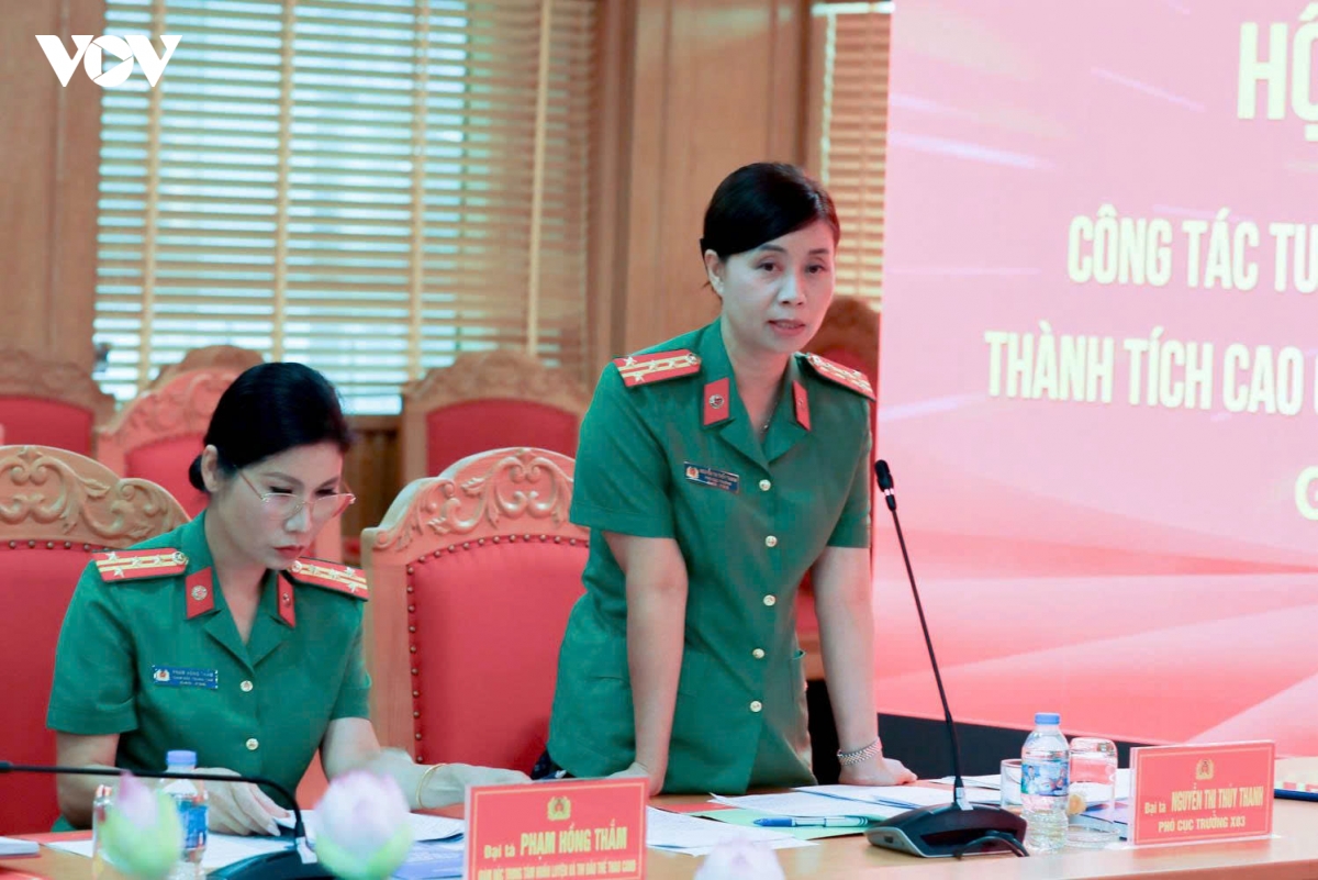 bo cong an to chuc hoi thao khoa hoc cong tac tuyen chon, dao tao thi dau the thao thanh tich cao dinh huong 2026-2030 hinh anh 3