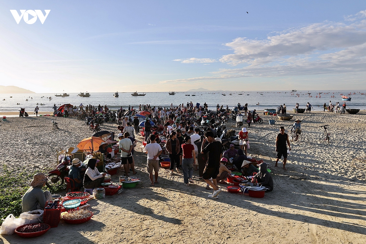 trai nghiem Don nhip cho ca binh minh tai bai bien man thai, Da nang hinh anh 9