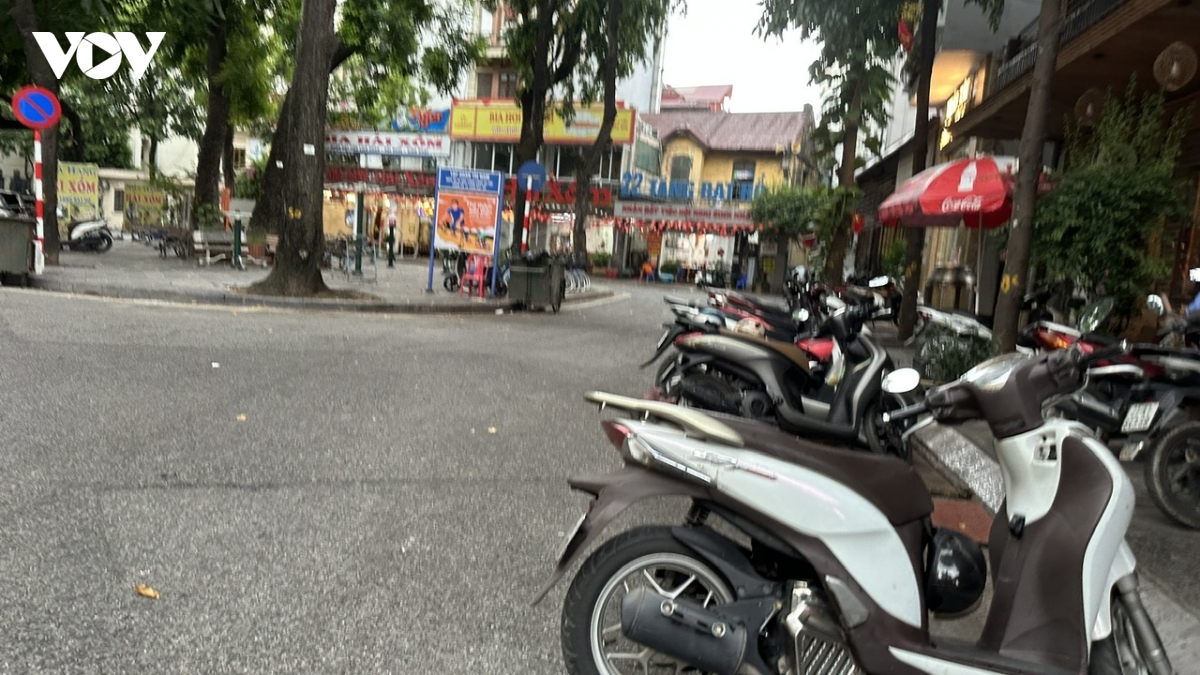 tai dien chiem long duong lam bai do xe tai nhieu tuyen pho ha noi hinh anh 4